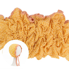 Baby Knitted Wrap with Knitted Bonnet Set of 2 SR083 | NB | Mustard