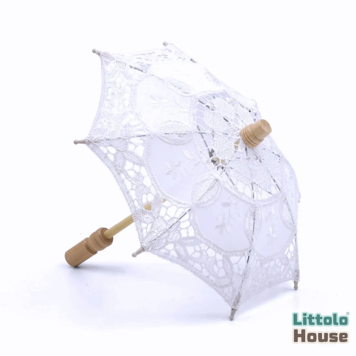 Baby Parasol Lace Umbrella Miniature N17 | 1Y | White