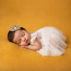 Baby Royal Pearl Crown | NB | Silver