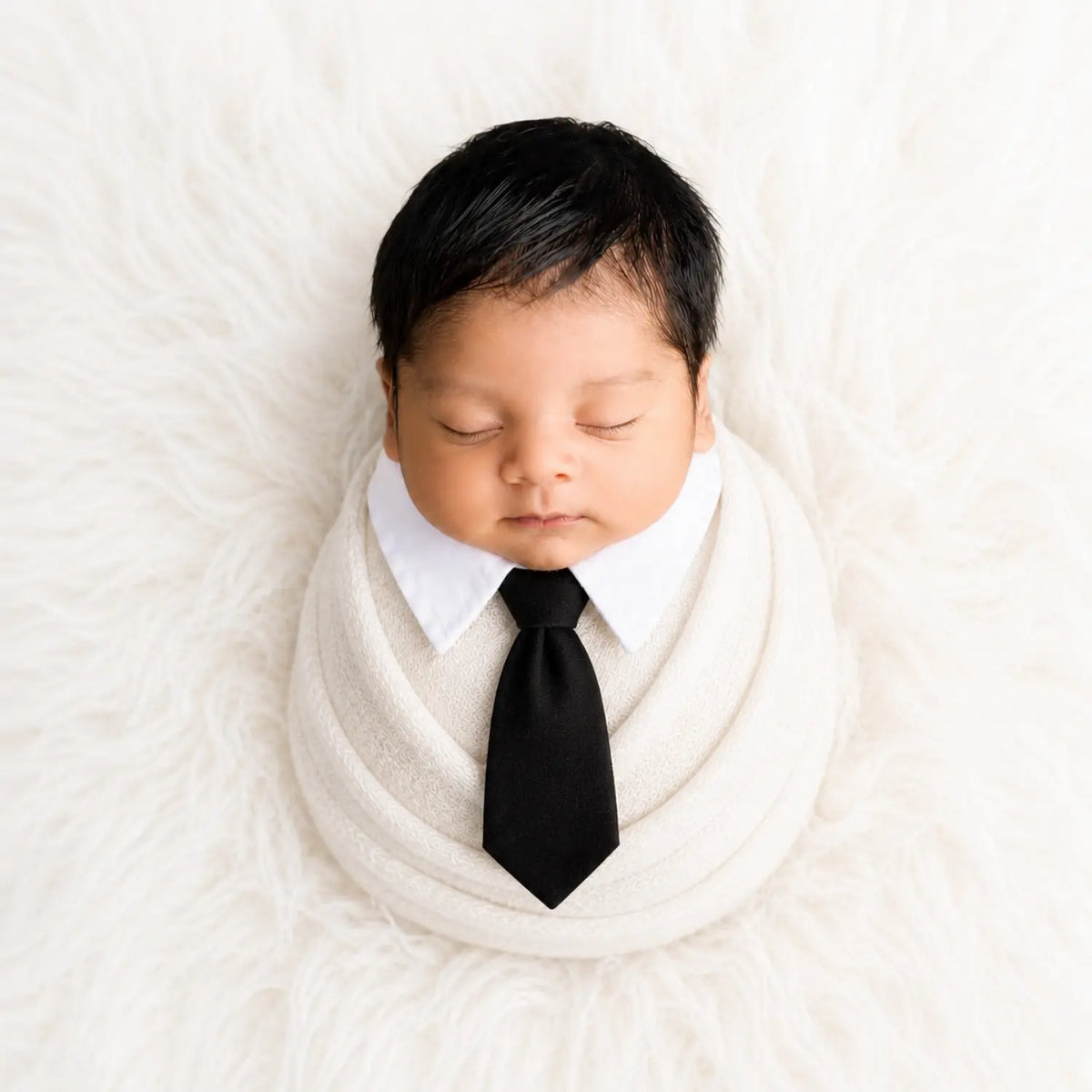 Baby Tie Collar O083 | NB | Black