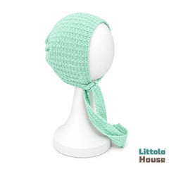 Baby Waffle Beanie Cap B016 | NB | Mint