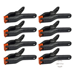 Backdrop Clamp Clips Set of 8 | Black