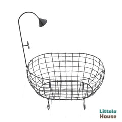 Bathtub Basket | Metal | NB | Black