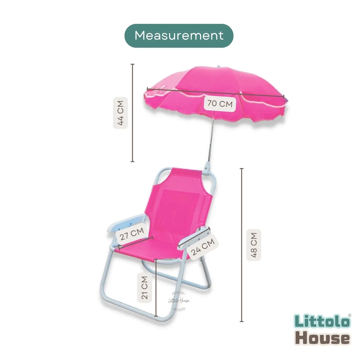 Beach Lounge Chair | Pink