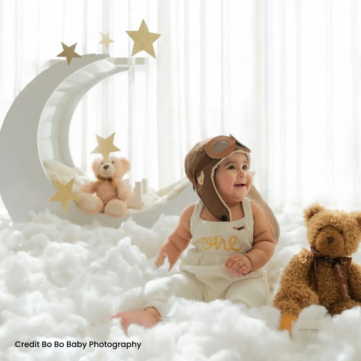 Baby Aviator Pilot Hat with Goggles | 2Y | Brown