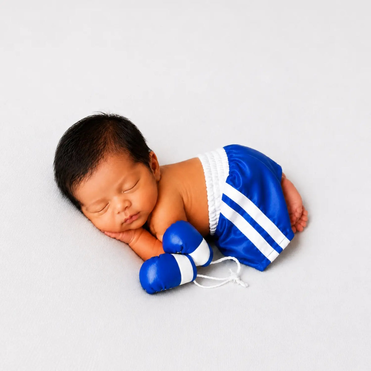 Boxing Gloves D067 | Pack of 1 Pair | White Blue