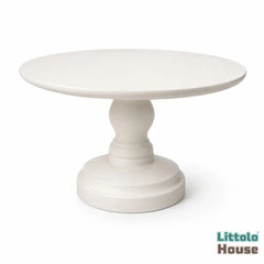 Cake Stand | Wooden Tableware | White