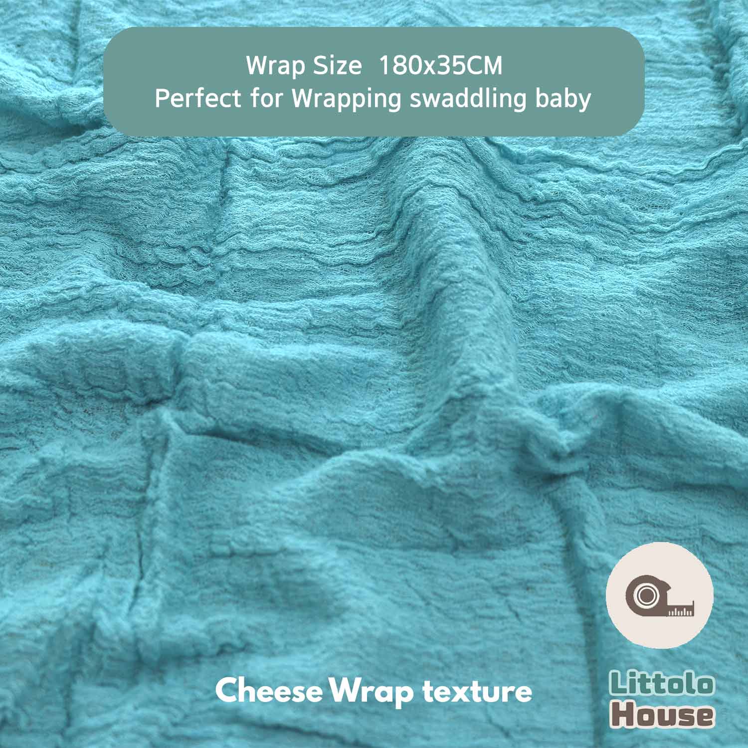 Cheese Wrap | Shallow Sea Blue