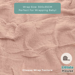 Cheese Wrap Double Length W038 | Light Fawn