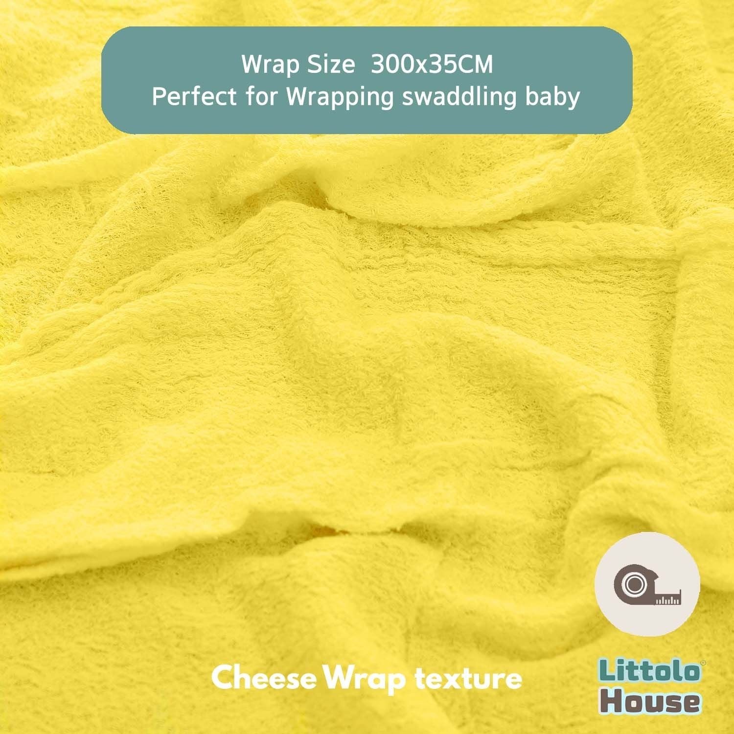 Cheese Wrap Double Length W038 | Yellow