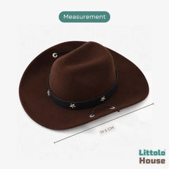 Cowboy Hat B027 | Dark Brown