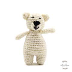 Baby Crochet Bear | NB | White