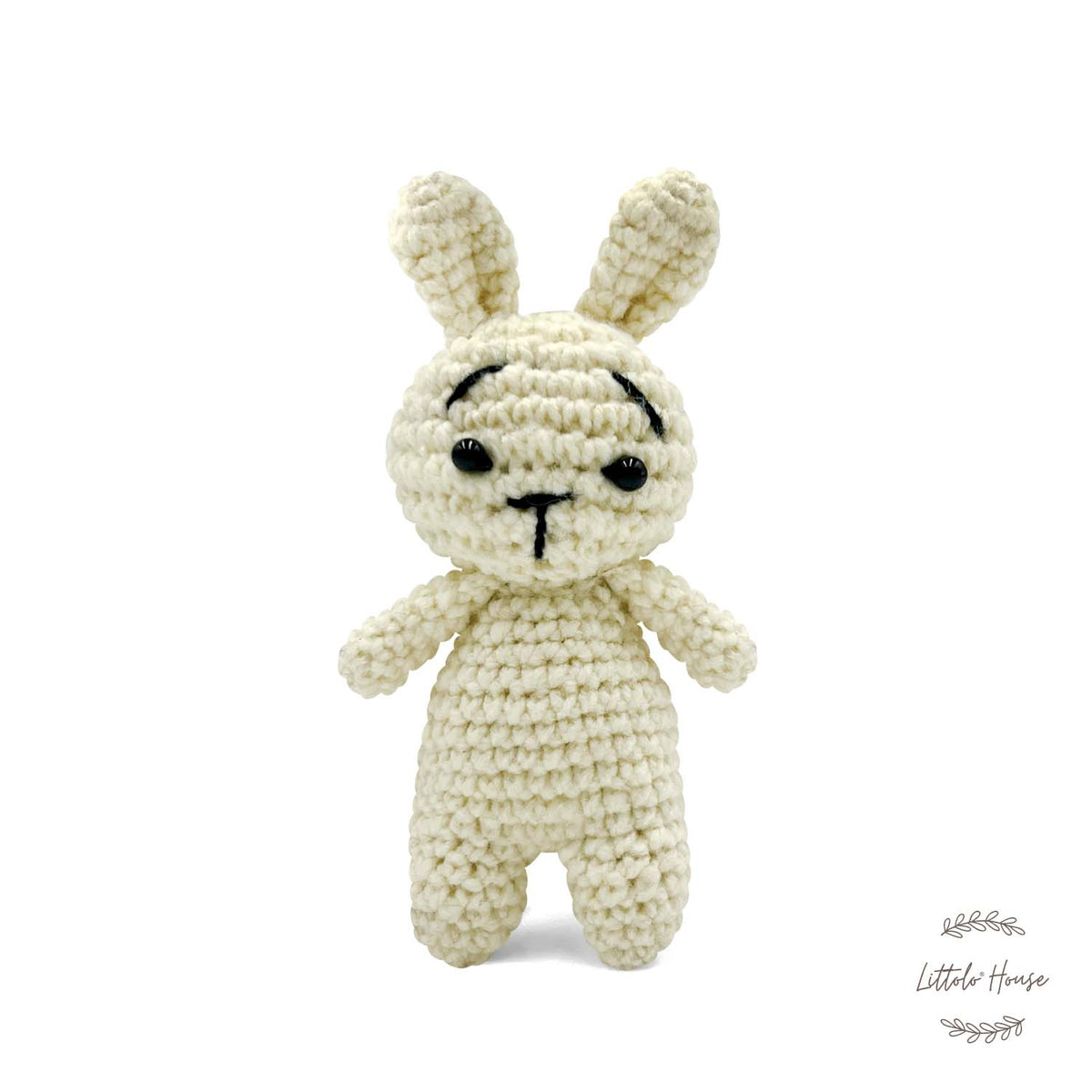 Baby Crochet Bunny | NB | Milky White