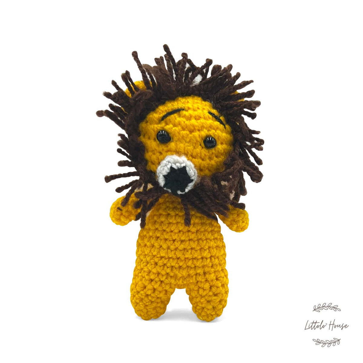 Baby Crochet Lion | NB | Yellow Brown