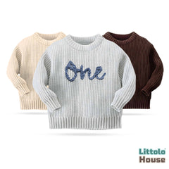Baby Woolen Sweatshirt O129 | 1Y | Brown