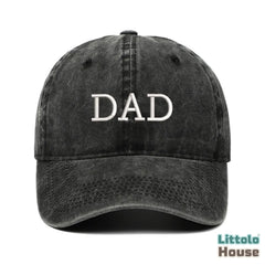 Pregnancy Announcement Mom & Dad Caps A055 | Adult | Black
