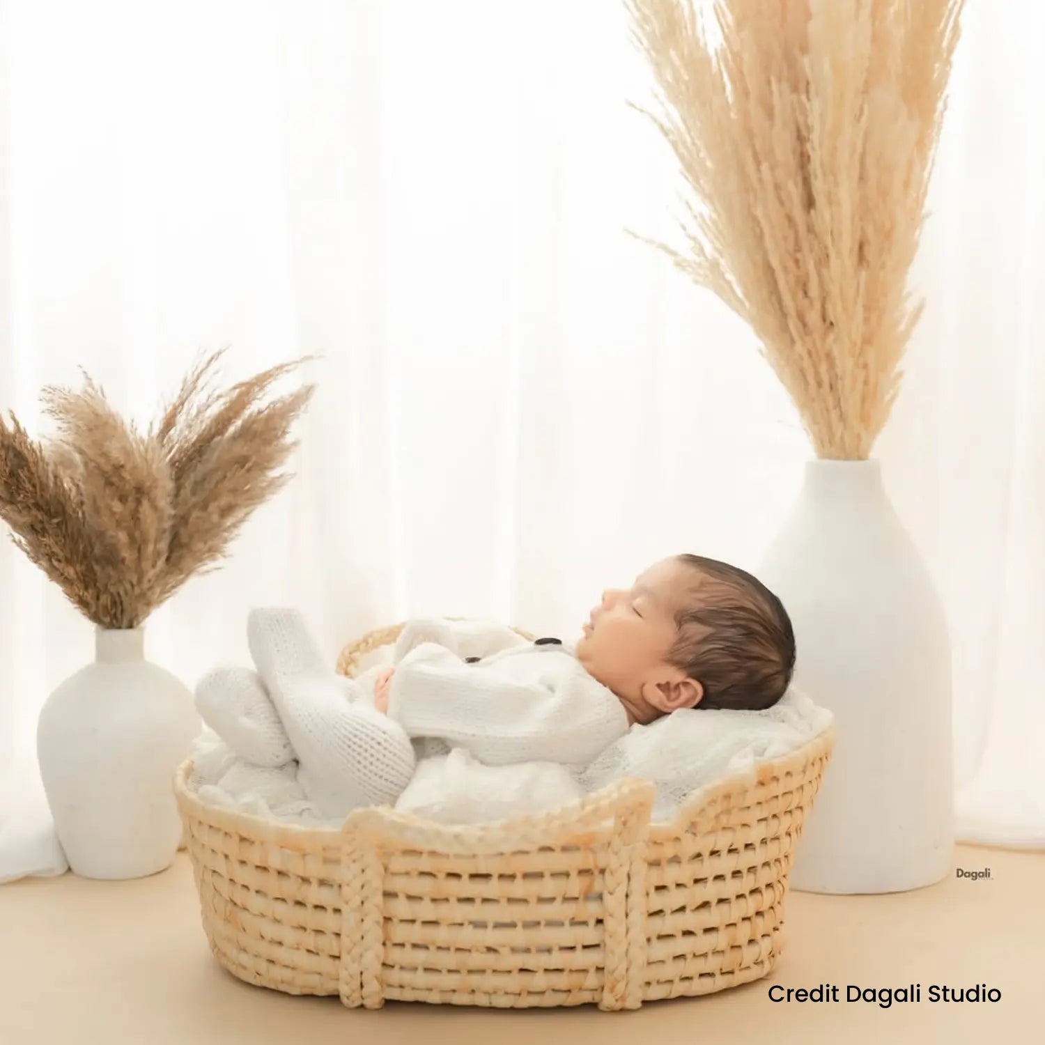 Baby Knitted Rompers O014 Outfit | NB | White
