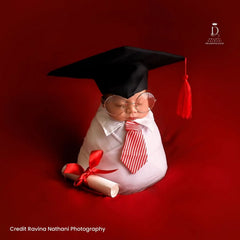 Baby Graduation Hat | NB | Black