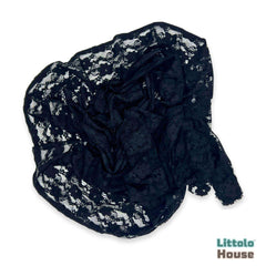 Floral Net Wrap W031 | Black