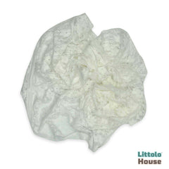 Floral Net Wrap W031 | White