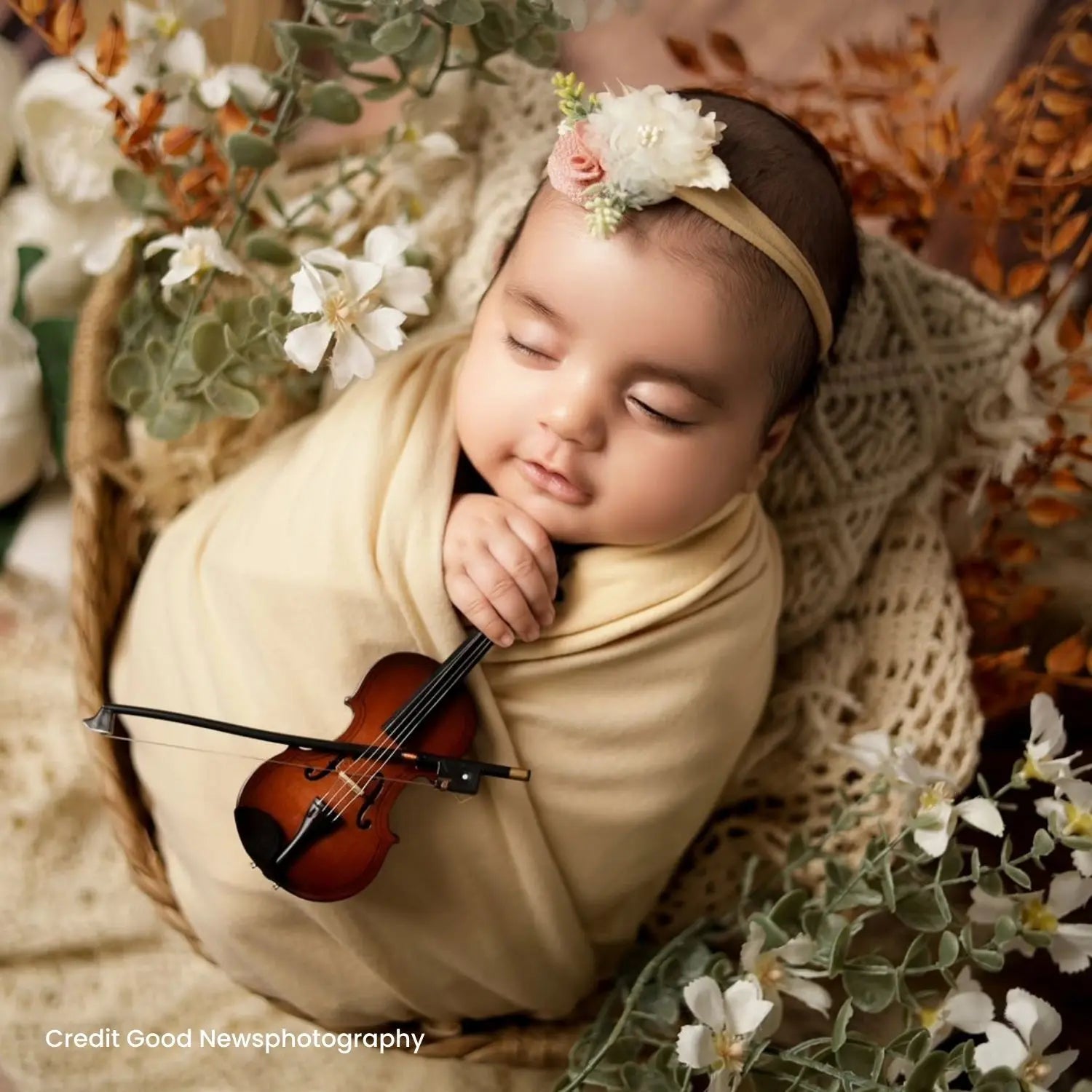 Baby Violin Instrument | Miniature | Red