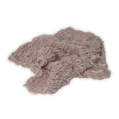 Hand Spun Wool Knit Thin Marino Layer  | Dusty Pink