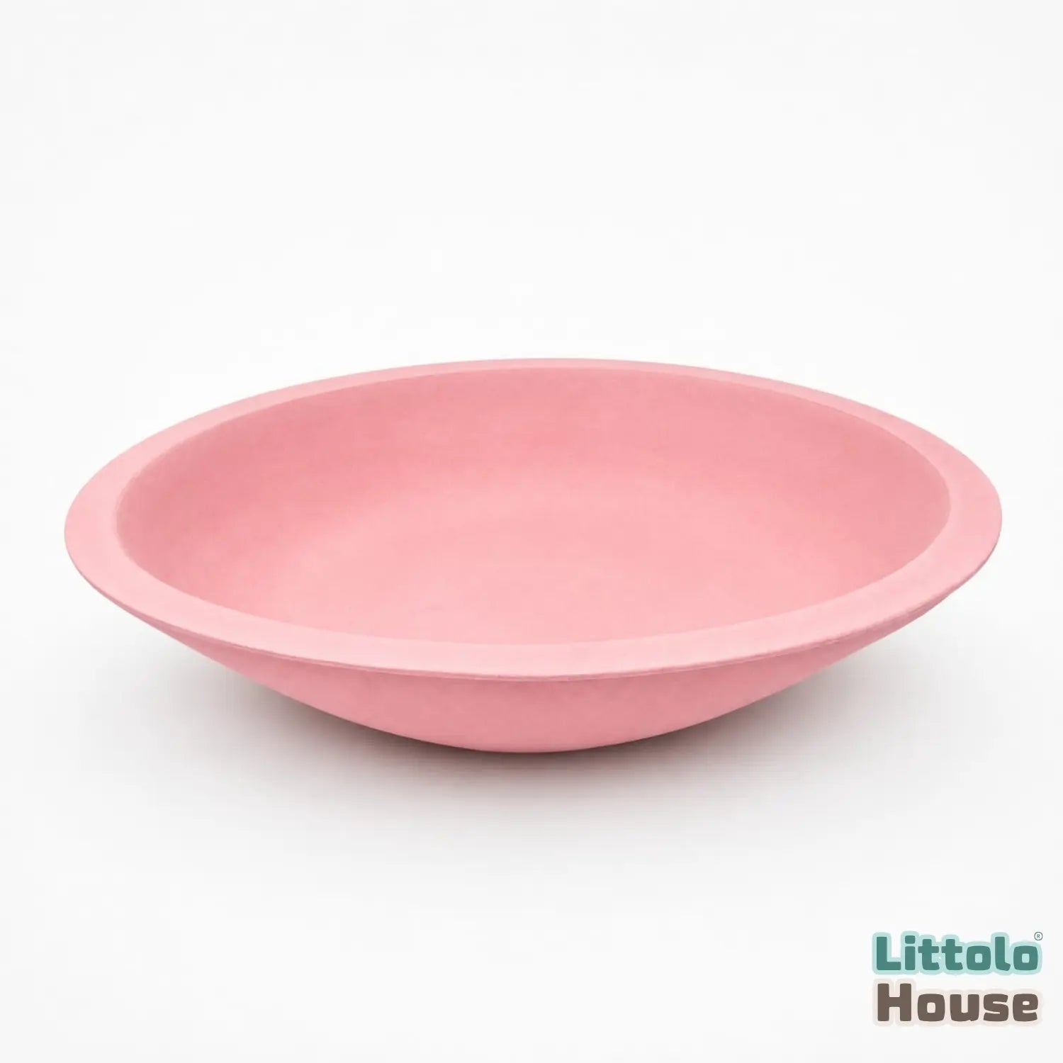 Handmade Round Bowl | Wooden Tableware | Pink