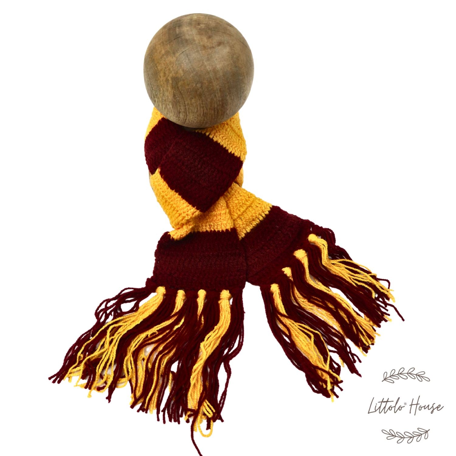 Baby Harry Potter Scarf | NB | Yellow Brown