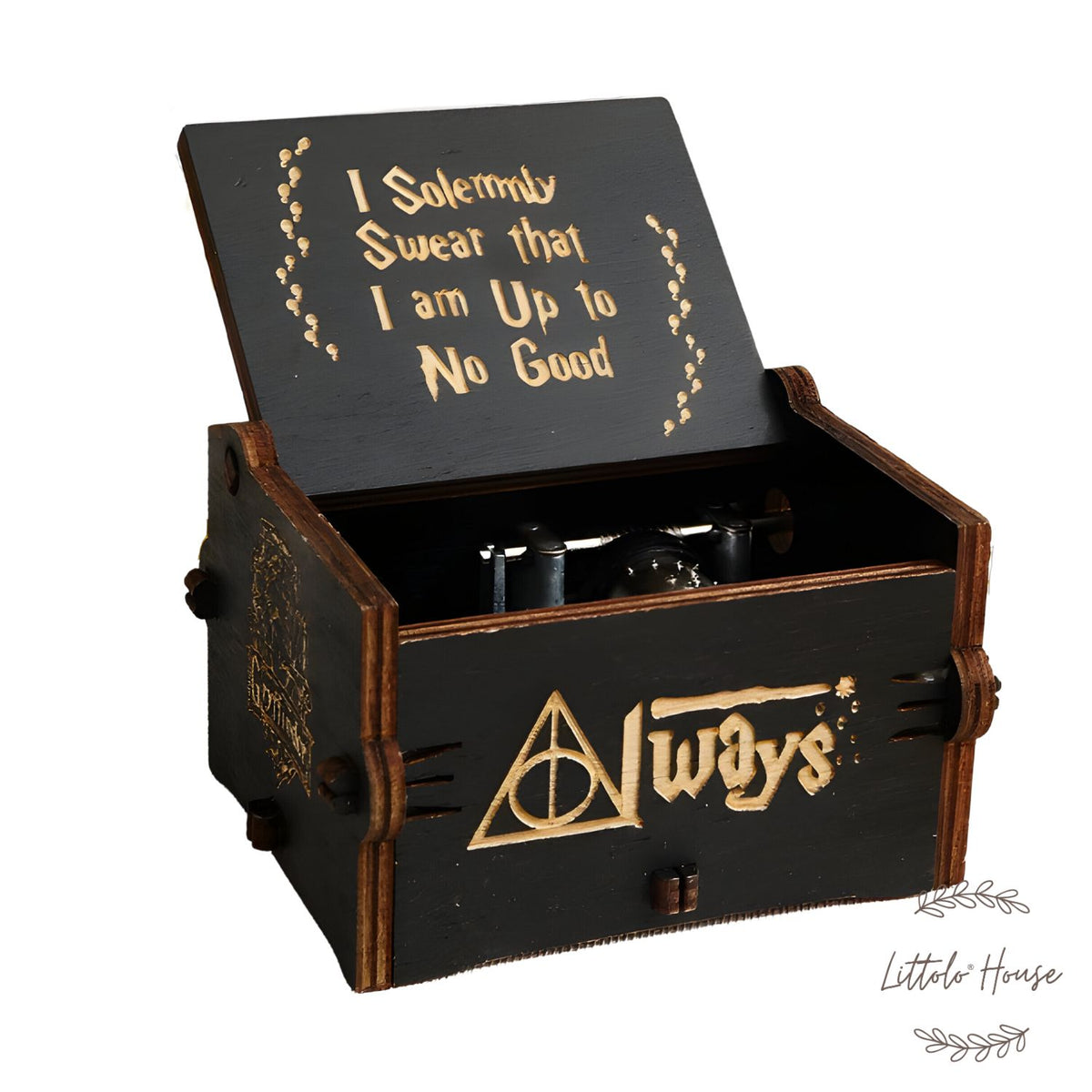 Harry Potter Theme Music Box D068 | Pack of 1 | Dark Brown