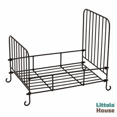 Heritage Iron Bed M014 | Iron Artware | Rustic Black