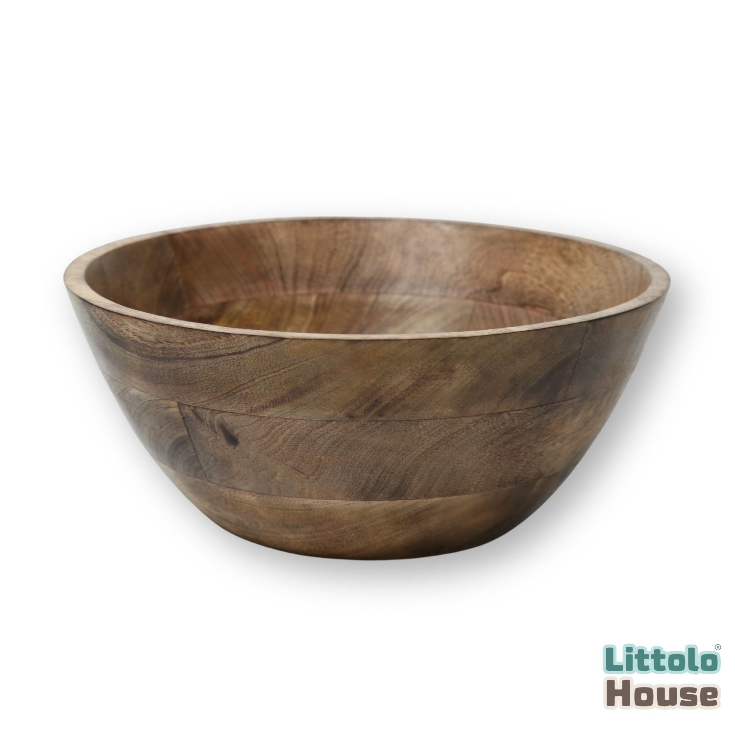 Hollow round Bowl | Wooden Tableware | Natural Wood