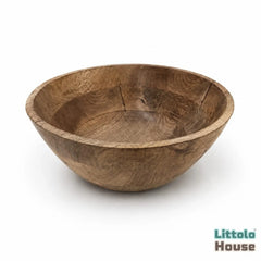 Hollow round Bowl | Wooden Tableware | Natural Wood