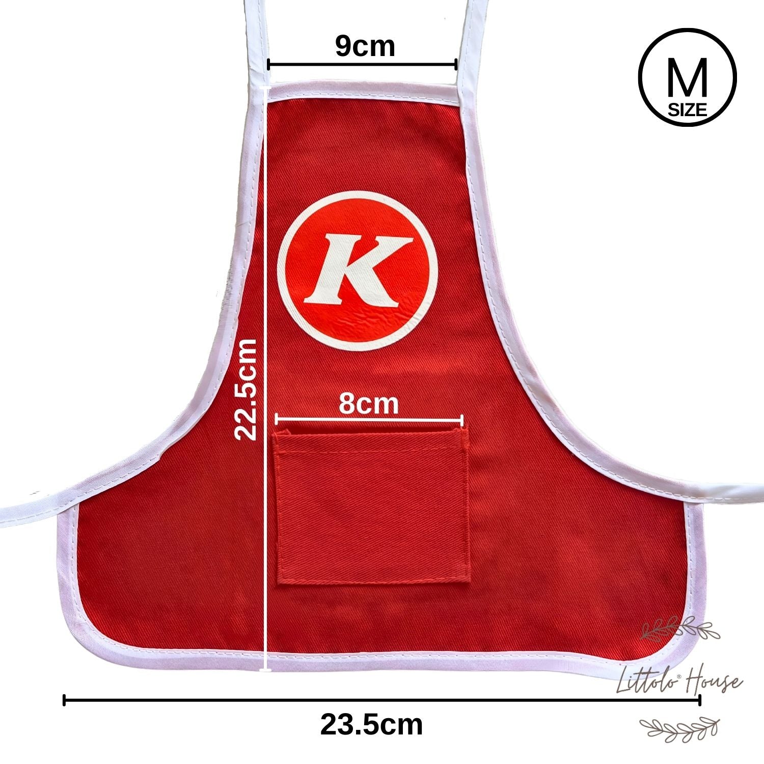 Baby KFC Apron | Large A030 | 3M | Red