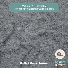 Knitted Stretch Wrap | Grey