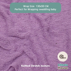 Knitted Stretch Wrap | Lavender