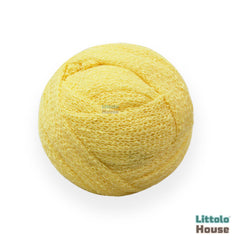 Knitted Stretch Wrap | Light Yellow