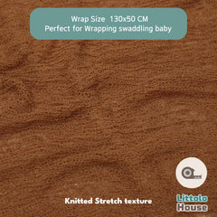 Knitted Stretch Wrap | Mocha