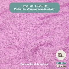 Knitted Stretch Wrap | Pastel Purple