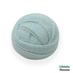 Knitted Stretch Wrap | Turquoise Green