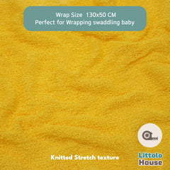 Knitted Stretch Wrap | Yellow