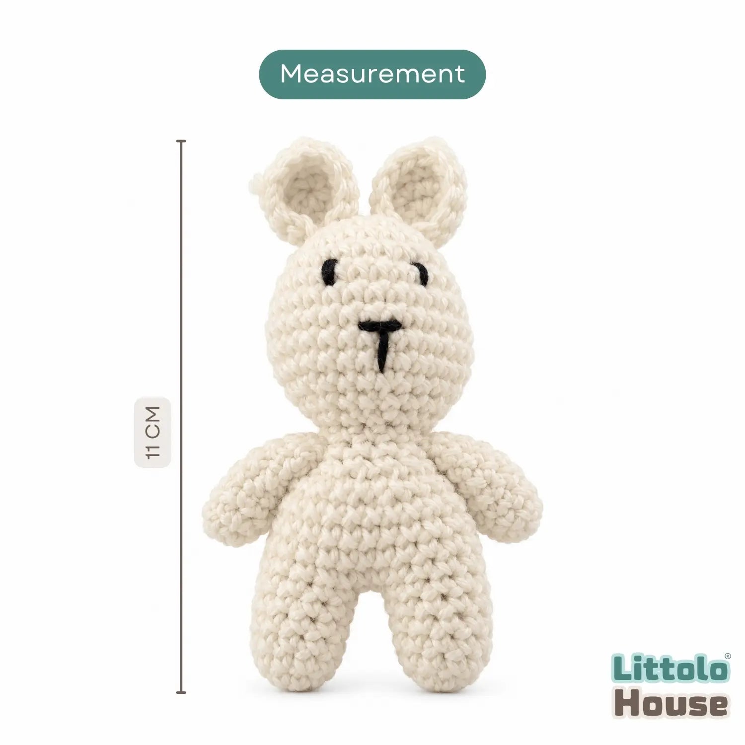 Baby Crochet Bear | Off White