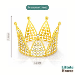 Baby Royal Crystal Crown A049 | NB | Golden