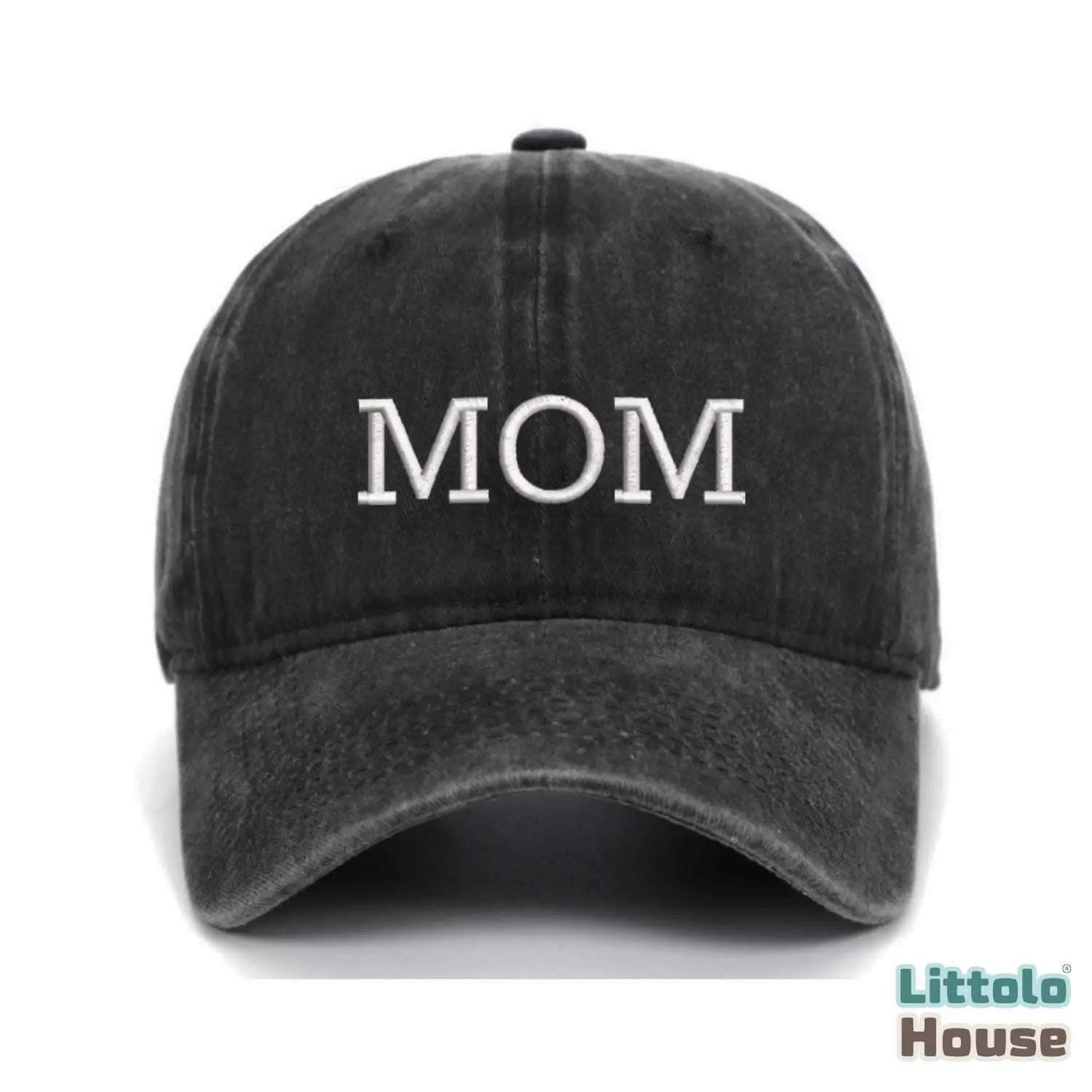 Pregnancy Announcement Mom & Dad Caps A055 | Adult | Black