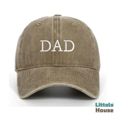 Pregnancy Announcement Mom & Dad Caps A055 | Adult | Pastel Olive