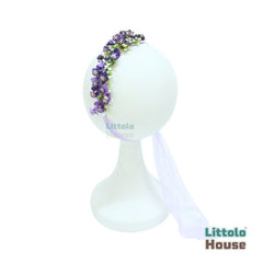 Flower Headband H082 | 1Y | Purple