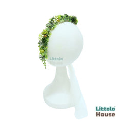 Artificial Green Eucalyptus Leaf Headband H094 | 1Y | Green