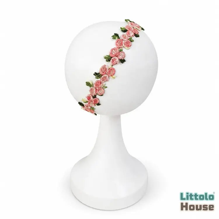Moonlight Meadow Headband H119 | Coral