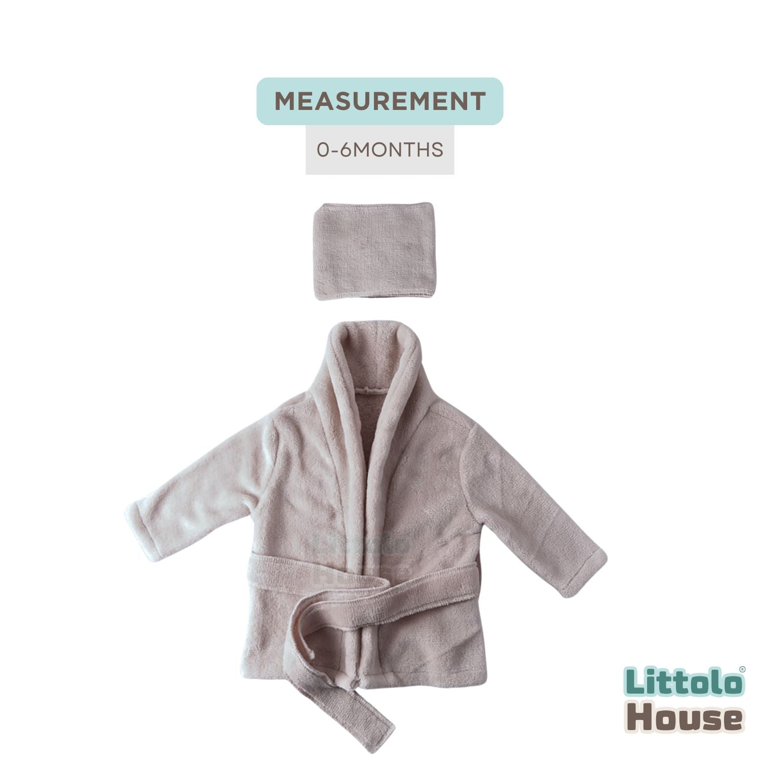 Baby Bathrobe Set Outfit