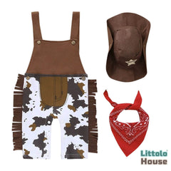 Baby Boy Cowboy Outfit O034 | 1Y | Brown