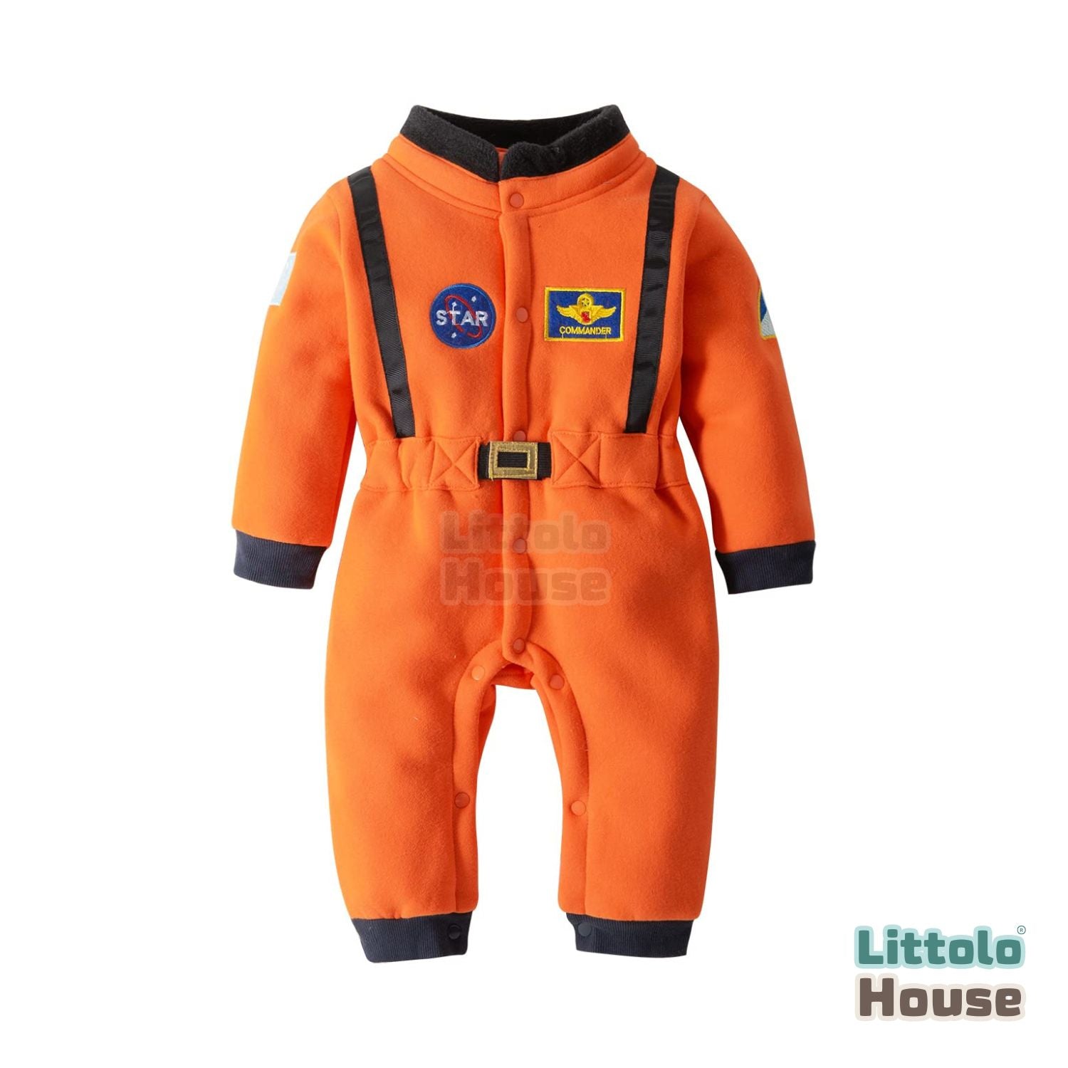 Baby Astronaut Costume Outfit O037 | 1Y | Orange